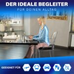 Healthfix® Orthopädisches Sitzkissen Medium – Ergonomischer Sitzkomfort mit Memory Foam für Büro & Homeoffice – Bild 4