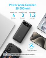 Anker Powerbank 20.000mAh mit 87W – USB-C Schnellladegerät für MacBook & iPhone – Bild 4