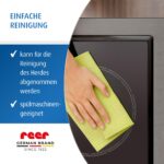 reer CLASSIC Herdschutzgitter 65 cm Edelstahl – Kindersicherung ohne Bohren für alle Herdarten – Bild 8