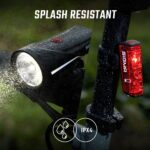 SIGMA Aura 100/Blaze Link Fahrradlicht Set – 100 Lux Frontlicht mit Bremsfunktion – Bild 3