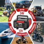NEXPEAK NC315 Autobatterieladegerät 15A – 12V/24V LiFePO4 & Blei-Säure Intelligentes Schnellladegerät – Bild 7