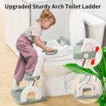 KYYOKE Toilettensitz Kinder mit Treppe – 2-in-1 Toilettentrainer höhenverstellbar für Jungen & Mädchen – Bild 7