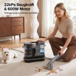 Lubluelu Nasssauger Polsterreiniger 600 W mit Selbstreinigung – Waschsauger für Teppiche & Polster – Bild 3
