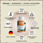 ProFuel Mariendistel Kapseln 360er 5-fach-Komplex – Leberfunktion & Fettstoffwechsel – Bild 2