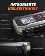 WOLFBOX 4000A Starthilfe Powerbank 88.8Wh – Autobatterie Booster mit USB-C Schnellladung für PKW, SUV, LKW – Bild 9