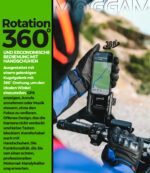 MOGGAM Motorrad Handyhalterung mit Antivibration – 360° drehbar für Lenker & Spiegel – Bild 3