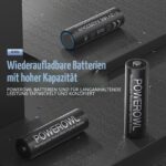 POWEROWL AA Akku 2800mAh 16er Set – Wiederaufladbar bis 1200x für Hochleistungsgeräte – Bild 2