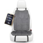 WALSER Nubo Premium Sitzauflage Anthrazit – Alcantara-Look Autositzschoner für PKW
