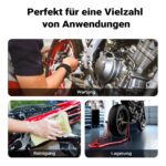 Wiltec Motorradständer Hinterrad 200-340 mm – Montageständer bis 450 kg – Bild 8