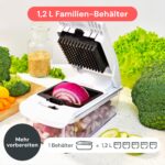 Fullstar PRO 4-in-1 Gemüseschneider – Multifunktionales Küchenwerkzeug mit Spiralschneider & Würfelfunktion – Bild 7