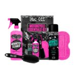 Muc-Off Motorcycle Essentials Kit – Komplettes Motorrad-Reinigungsset mit Schutzspray