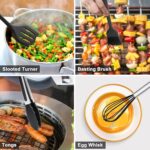 Wildone 15-teiliges Silikon-Küchenutensilien-Set – Hitzebeständig bis 230°C & Spülmaschinenfest – Bild 5