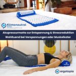 Ergotopia Akupressurmatte mit Kissen – Entspannung & Durchblutung für zu Hause – Bild 2