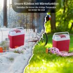 Arebos 20L Elektrische Kühlbox – Kühlen & Warmhalten für Auto & Steckdose – Bild 3