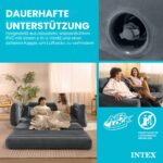Intex Aufblasbares Futon-Sofa Queen-Size – 2-in-1 Ausziehbett mit Schnellventilen – Bild 6