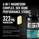 ESN Magnesium Complex 2x90 Kapseln – 323 mg Magnesium 4in1 Formel Made in Germany – Bild 2