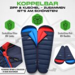 MOUNTREX Mumienschlafsack Ultraleicht 760g – Kompakter Outdoor Schlafsack für Camping & Trekking – Bild 6