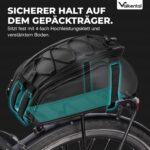 Valkental 3in1 Fahrradtasche 10-14L mit Rucksackfunktion – Wasserfest & Reflektierend – Bild 6