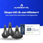 Alpensattel Ergonomischer Fahrradsattel mit 3D Memory Foam – Komfort für Damen & Herren – Bild 3