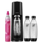 Sodastream TERRA Wassersprudler – Sprudelwasser auf Knopfdruck mit CO2-Zylinder & Flaschen