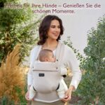Momcozy Babytrage 100% Baumwolle ab Geburt – Ergonomische M-Position, 3,2–20 kg – Bild 8