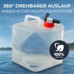 Movoja 4er Set Faltbarer Wasserkanister 10L mit Hahn – BPA-frei & lebensmittelecht – Bild 6