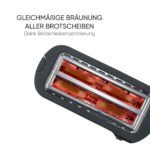 SEVERIN Langschlitz-Toaster 4 Scheiben mit Brötchenaufsatz – 1.400 W – Bild 3