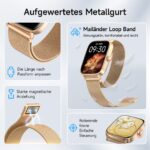 AEAC Smartwatch Damen 1.85" HD – Fitness Tracker mit Telefonfunktion & 110+ Sportmodi – Bild 8