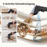 Lubluelu Nasssauger 18 kPa mit Heissheizung – Polsterreiniger für Teppiche & Sofas – Bild 9