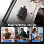 toocki 67W USB-C Schnellladegerät mit 3 Ports & einziehbarem Kabel – GaN Netzteil – Bild 8