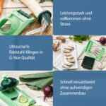 Genius Nicer Dicer Chef 15-teilig – Universeller Gemüseschneider & Obst-Zerkleinerer – Bild 4