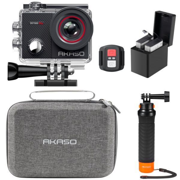 AKASO EK7000 Pro 4K Action Cam 20MP – Wasserdichte Unterwasserkamera bis 40m