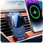 Auckly 15W Wireless Autoladegerät mit automatischer Induktion – intelligente Handyhalterung für iPhone & Samsung – Bild 9