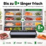 Raycial Vakuumiergerät 6-in-1 mit Touchscreen – Vollautomatische Lebensmittelversiegelung – Bild 3
