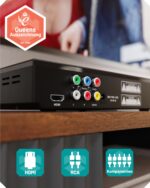 Oakcastle DVD100 Multi-Region DVD-Player mit 1080p Upscaling – Region Free Player für Fernseher – Bild 4