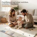 Pikatoyz® Krabbelmatte Baby 180x150 cm – Schadstofffreie XPE Spielmatte mit Tragetasche – Bild 5