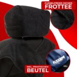 fixcape Baumwoll-Autositzbezug universal vorne – Schonbezug Frottee für Schutz & Komfort – Bild 2