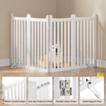 Yaheetech Absperrgitter Hund 90,5 x 201,5 cm – Faltbares Schutzgitter für Treppen & Küche – Bild 7