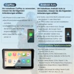 CARPURIDE W702BS Pro Motorrad CarPlay Display 7" – Kabelloses CarPlay & Android Auto für BMW – Bild 9