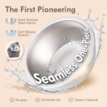 Moonkie Baby-Schalen Edelstahl 4er-Pack mit Silikondeckel & Saugbasis – BPA-frei ab 4 Monaten – Bild 4