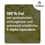 Vitabay R-Alpha-Liponsäure 300 mg – 120 Kapseln hochdosiert vegan – 4 Monate Vorrat – Bild 5