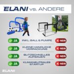 ELANI Fussballtor Kinder 2er Set – Pop-Up Klapptor für Garten & Indoor – Bild 5