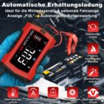 HTRC 16A Autobatterie Ladegerät 6V/12V/24V – Intelligent für PKW, Motorrad & Boot – Bild 6