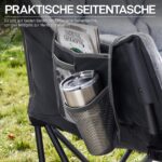 EVER ADVANCED Campingsofa 124cm für 2 Personen – 320kg belastbar mit 6cm Polsterung – Bild 8