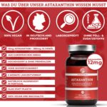 QIDOSHA® Astaxanthin 12 mg – Vegane Kapseln mit Olivenöl aus portugiesischer Algenzucht – Bild 2