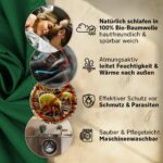 Armadic Hüttenschlafsack aus Bio-Baumwolle 370g – Ultraleicht für Backpacking & Reisen – Bild 6