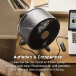 DIMPLEX DUOCOOL Smart 2-in-1 Akkuventilator – 45h Akku, App & Sprachsteuerung – Bild 11