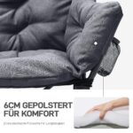 EVER ADVANCED Campingsofa 145cm – Faltbares 2-Sitzer Faltsofa 400kg belastbar – Bild 6