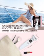 houpoo 3-in-1 Intimrasierer für Frauen – Elektrischer Nass-Trockenrasierer IPX7 – Bild 7