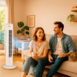 MEDION E11 TF Turmventilator mit Fernbedienung – 45W Standventilator mit Schlafmodus – Bild 2
